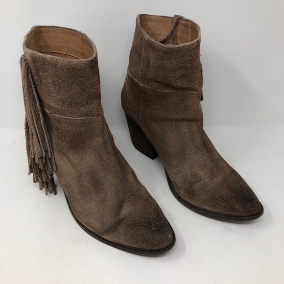 Jeffrey Campbell fringe ankle boot suede Rosnell 9 - Picture 5 of 13